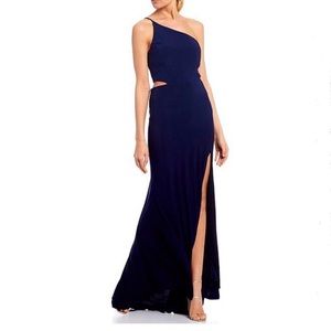 NWT JUMP Apparel 13/14  One Shoulder Jersey Dress